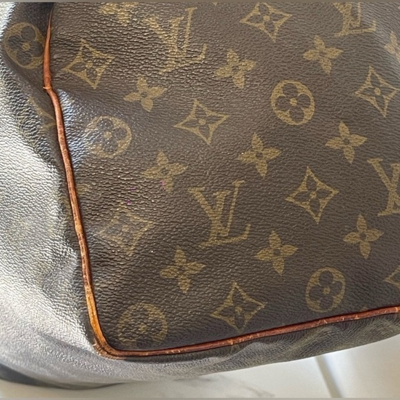 LOUIS VUITTON Monogram Speedy 40 Handbag, Authentic, Vintage, EUC. - Picture 12 of 16